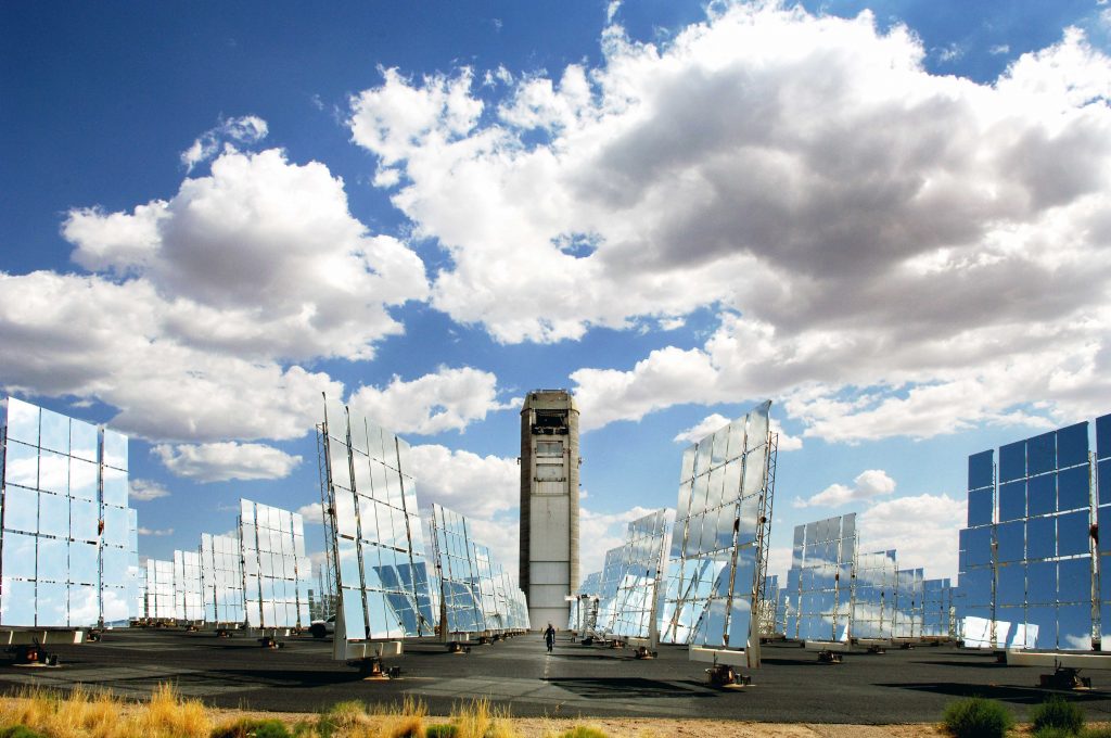 National Solar Thermal Test Facility multimegawatt solar tower