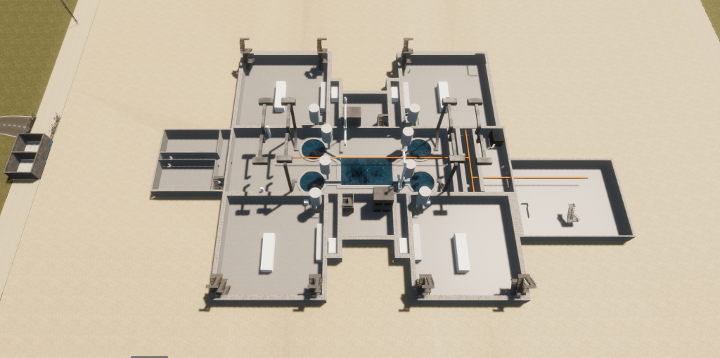 Small Modular Reactor Facility hypothetical model