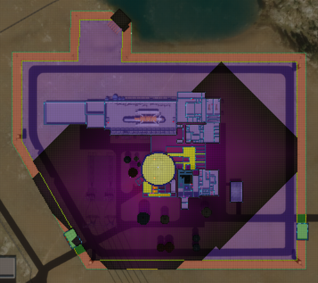 PathTrace screenshot of mhypothetical Lome Pine Power Plant targets.