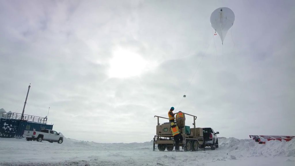 Sandia atmospheric scientists regularly fly tethered balloons out of Sandia’s dedicated Arctic airspace on Oliktok Point, the northernmost point of Alaska’s Prudhoe Bay. The data Sandia collects are critical for understanding Arctic clouds to inform global climate models.