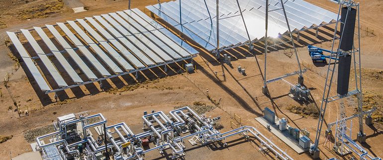 Image of the Sandia Molten salt facility at the NSTTF.