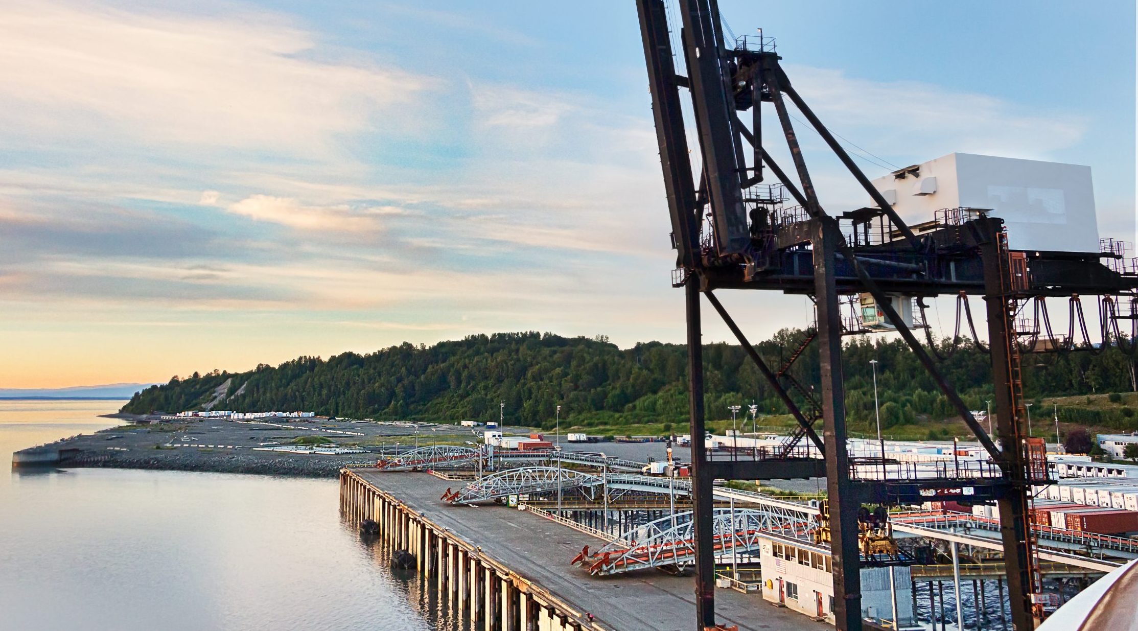 Port of Anchorage, Alaska.