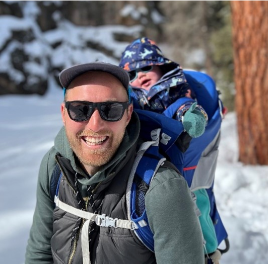 Andrew Knight, Chemist, hiking