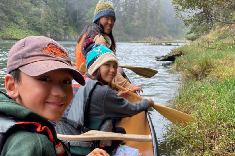 Lynn Yang, Systems Analysis Group manager canoeing