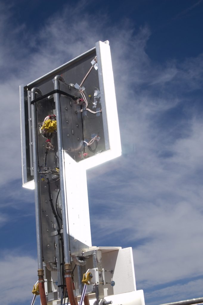 NASA’s 64-tile shuttle array mounted atop the Solar Tower