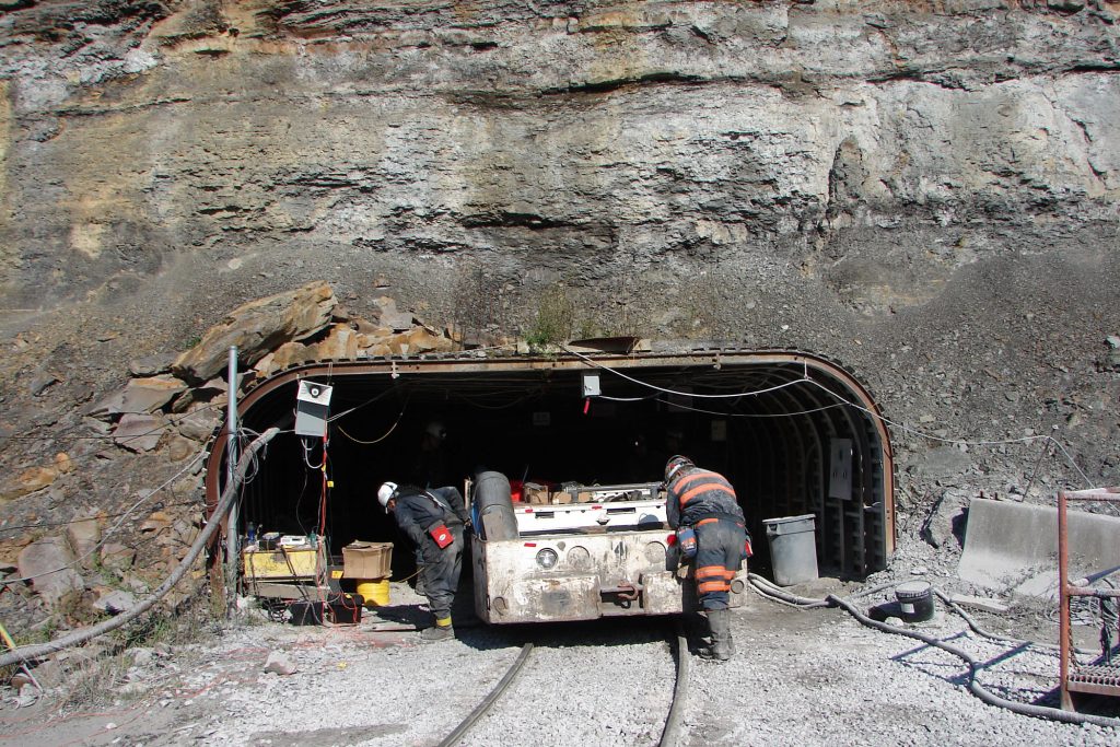 This picture shows the entrance of the Sago Mine taken taken by Sandia researchers who recently visited the mine to study the possibility that lightning was the cause of the Jan. 2, 2006 explosion that killed 12 miners.