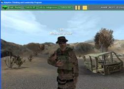 SCENE FROM Special Forces simulation game.