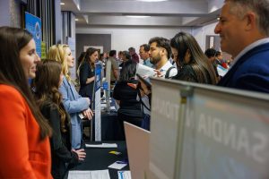 Sandia National Laboratories' small business team held two in-person forums where they helped small businesses learn more about the process of working with Sandia. (Photo courtesy of Sandia National Laboratories) Click on the thumbnail for a high-resolution image.