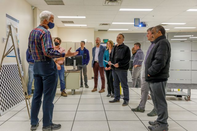 DOE solar energy leaders tour National Solar Thermal Test Facility ...