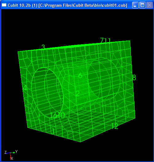 Transparent View of Mesh